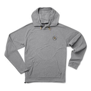 Howler Brothers Palo Duro Fleece Hoodie Men's in Deep Grey Heather